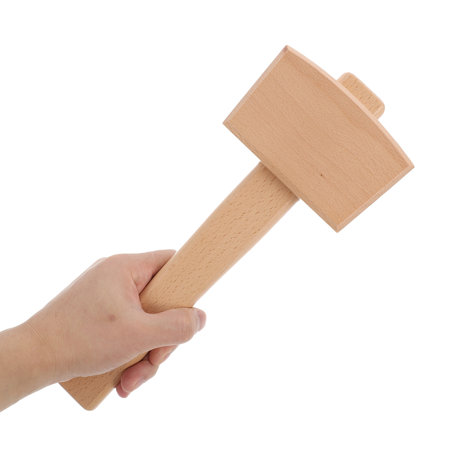 Mallet Wood Carving - ค้อนไม้บีชวูดสำหรับงานไม้ ค้อนไม้ทำมือสำหรับงานแกะสลักไม้ DIY เครื่องมือช่างไม้ที่ให้การควบคุมที่แม่นยำ