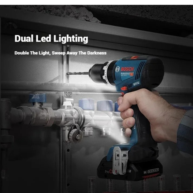 Bosch Drill Gsb 18V - สว่านไร้สาย BOSCH GSR 18V-65 ระดับมืออาชีพ พร้อมสวิตช์เดินหน้า-ถอยหลัง
