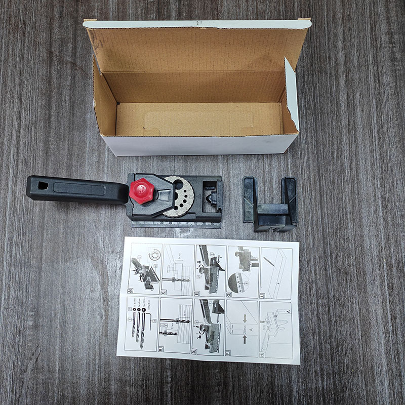 Workshop Tools Locations - จิ๊กกำหนดตำแหน่งเจาะไม้แบบปรับได้ ดีไซน์ 10 รู สำหรับดอกสว่านขนาด 3