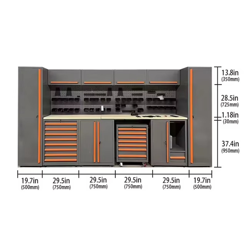 Workshop Garage Tools Manufacturer - ผู้ผลิตจากจีนขายส่งโต๊ะทำงานในโรงรถ, โต๊ะทำงานแบบโมดูลาร์พร้อมตู้เก็บเครื่องมือ, ตู้เก็บของในโรงงาน