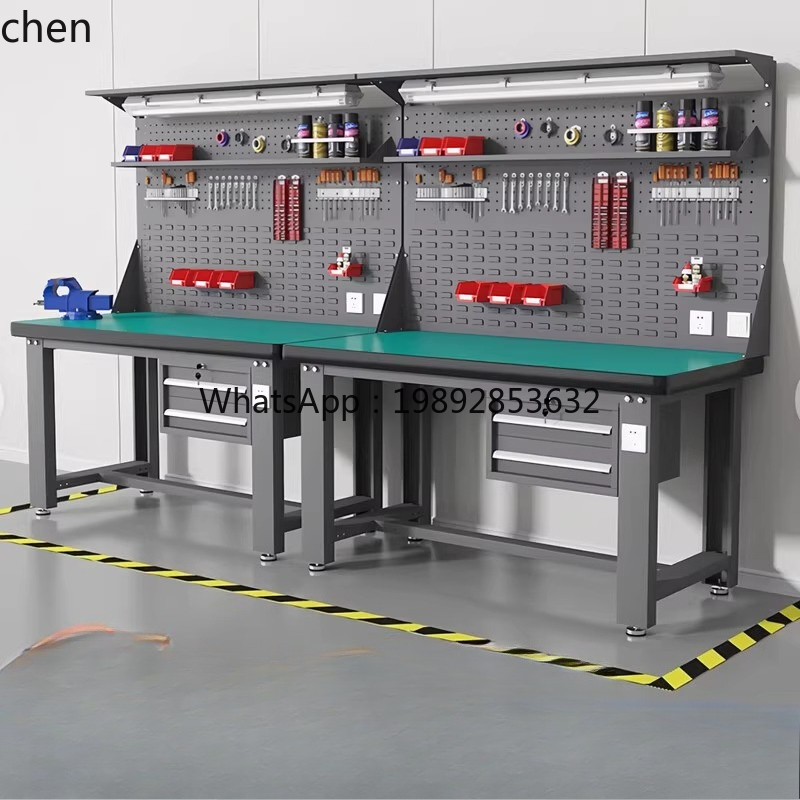 Workshop Tools Bench - โต๊ะทำงานหนัก WW16 โต๊ะช่าง โต๊ะประกอบงานในโรงงาน โต๊ะซ่อมบำรุงโรงงาน โต๊ะเครื่องมือห้องปฏิบัติการ