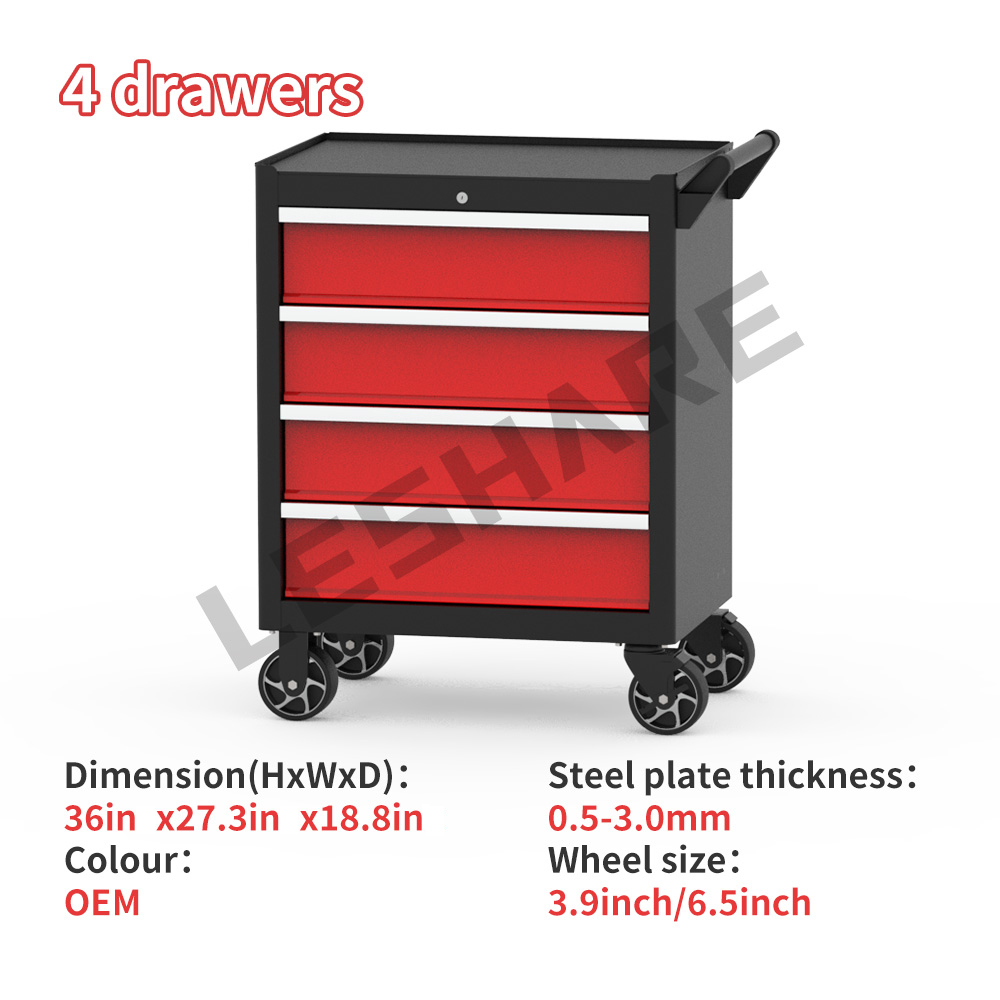 ตู้เก็บเครื่องมือโลหะแบบมีล้อเ - Tools Trolley For Workshop บทวิจารณ์และราคา