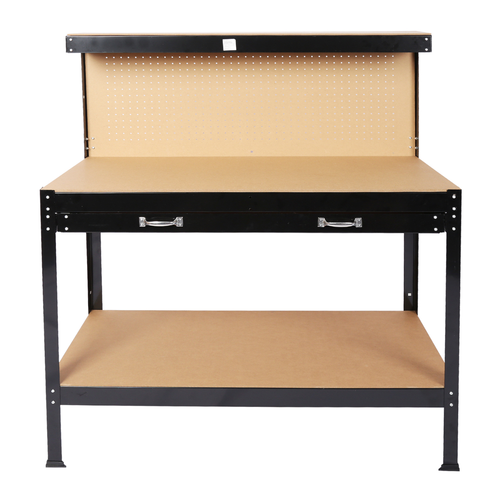 โต๊ะทำงานเหล็กพร้อมที่เก็บเครื - Workshop Tools Bench บทวิจารณ์และราคา