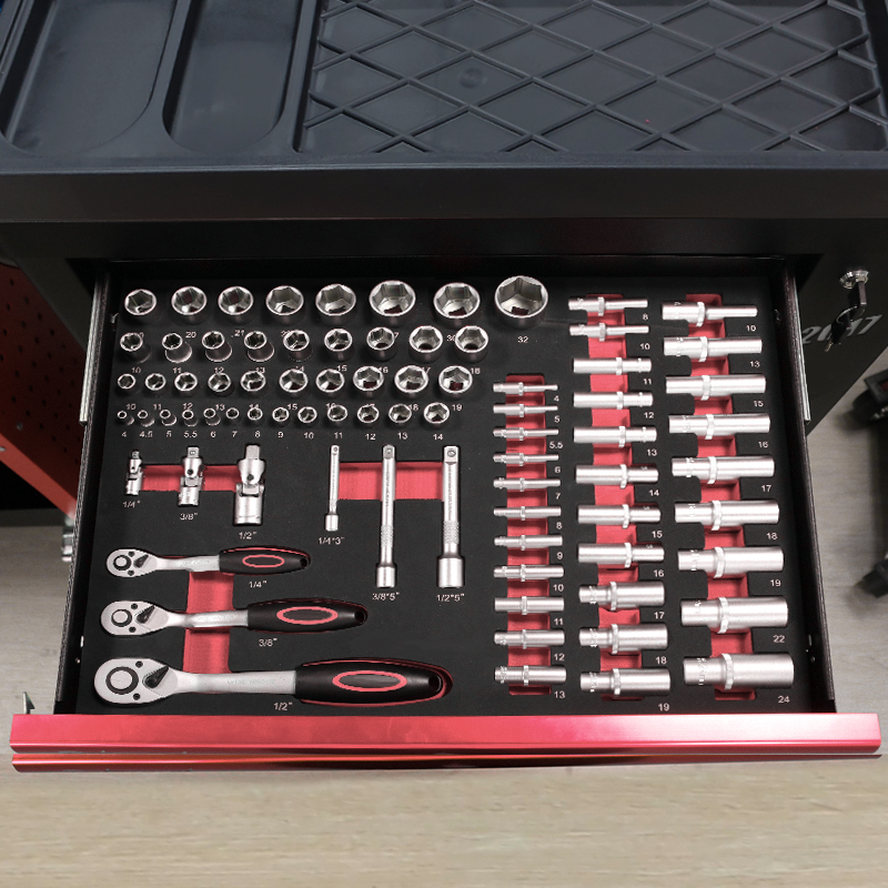 รถเข็นเครื่องมือ 7 ลิ้นชัก พร้ - Tools Trolley For Workshop บทวิจารณ์และราคา