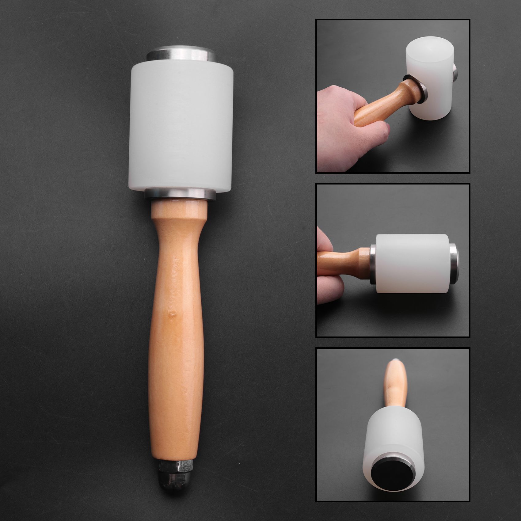 A84X-2 ชิ้น ค้อนแกะสลักหนัง ค้ - Mallet Wood Carving บทวิจารณ์และราคา