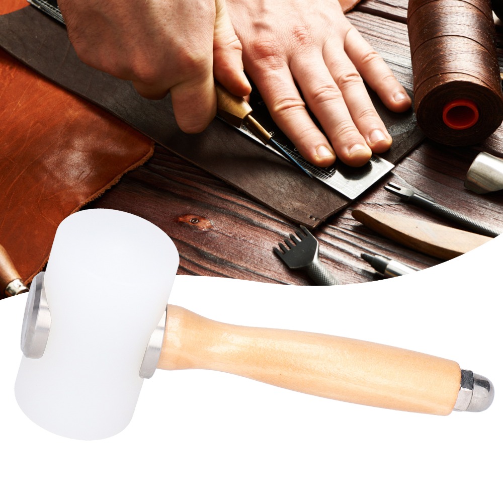 ค้อนแกะสลักหนัง ยาว 19 ซม. ด้า - Mallet Wood Carving บทวิจารณ์และราคา