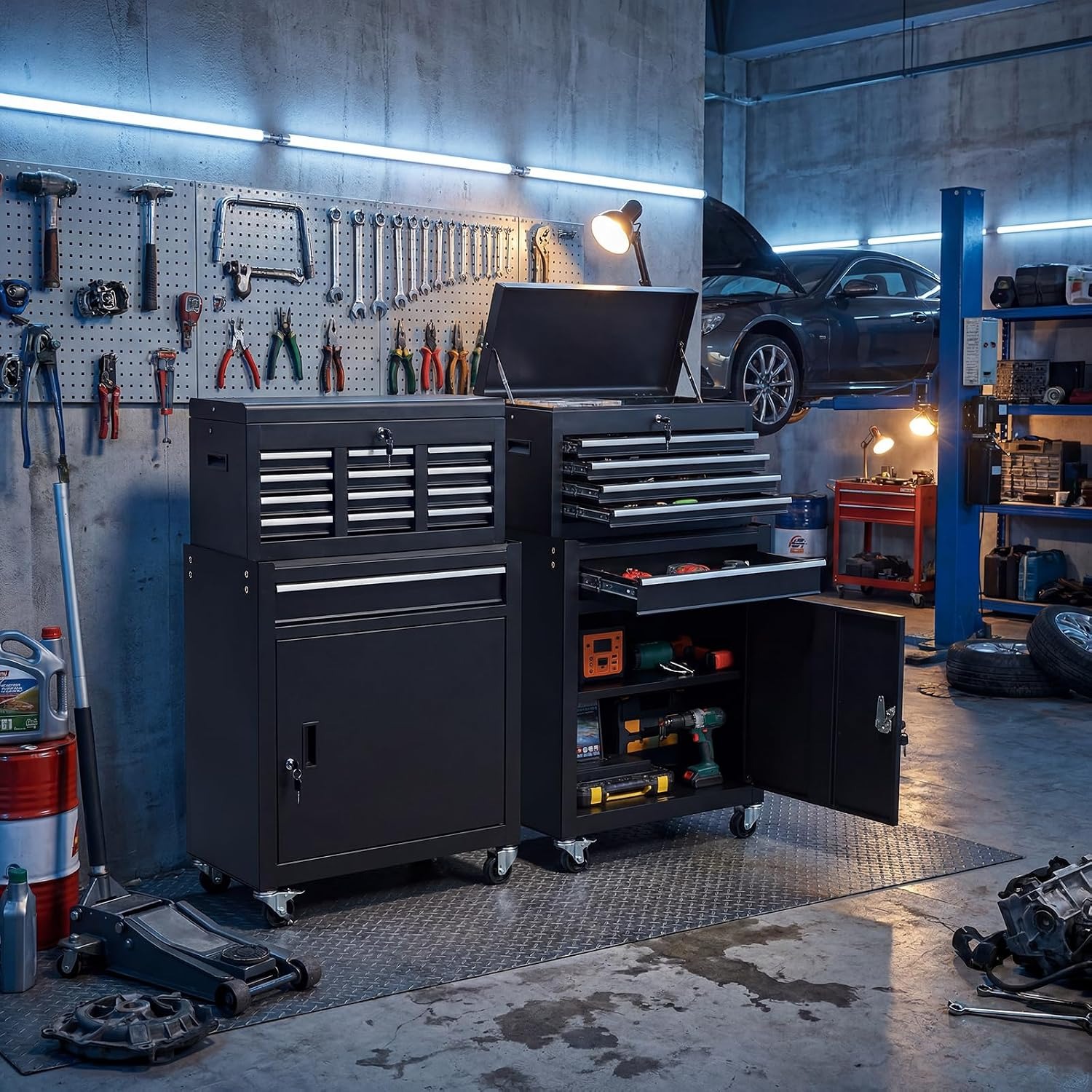 ตู้เก็บเครื่องมือแบบมีล้อ 5 ลิ - Tools Trolley For Workshop บทวิจารณ์และราคา