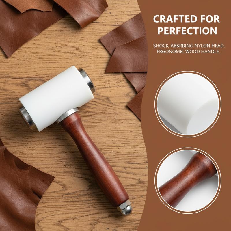 ค้อนแกะสลักหนัง 1 ชิ้น ค้อนตอก - Mallet Wood Carving บทวิจารณ์และราคา
