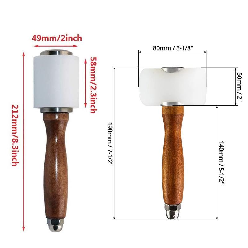 ค้อนแกะสลักหนัง 1 ชิ้น ค้อนตอก - Mallet Wood Carving บทวิจารณ์และราคา