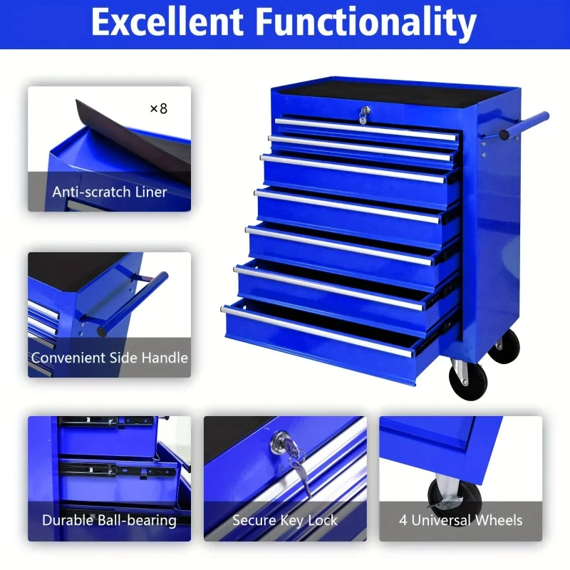 รถเข็นเครื่องมืออเนกประสงค์สีน - Tools Trolley For Workshop บทวิจารณ์และราคา