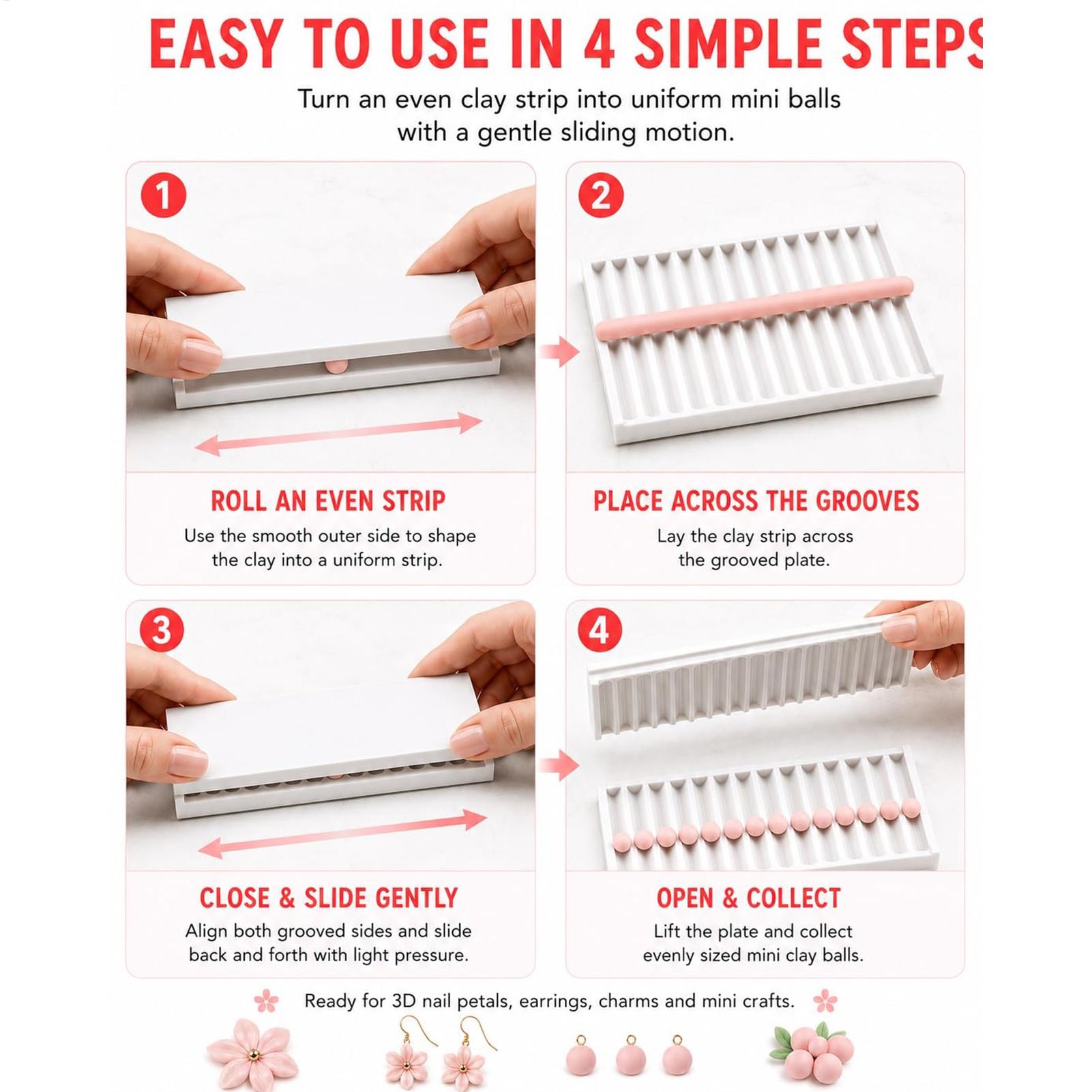 เครื่องทำลูกปัดดินเหนียวแบบพิม - Tools For Home Workshop บทวิจารณ์และราคา