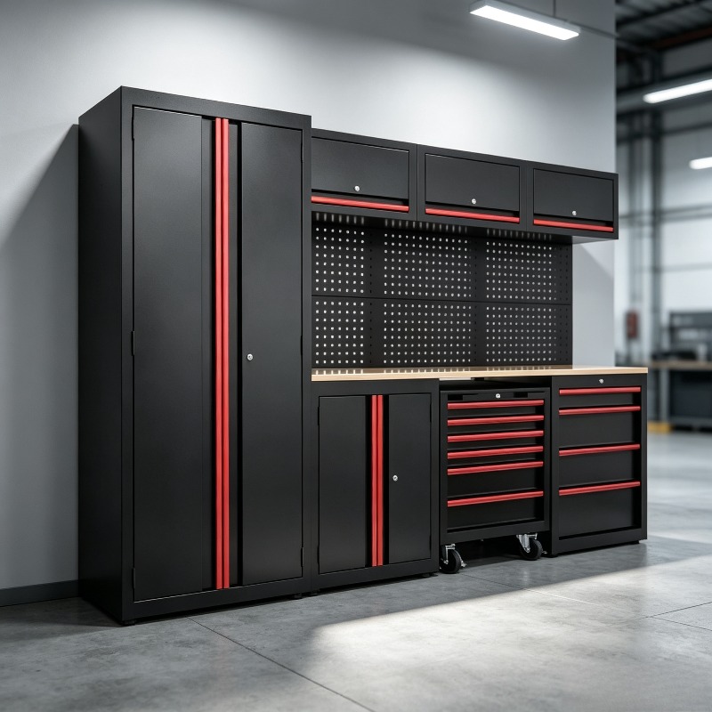 ชุดตู้เก็บเครื่องมือสำหรับเวิร - Tools Trolley For Workshop บทวิจารณ์และราคา
