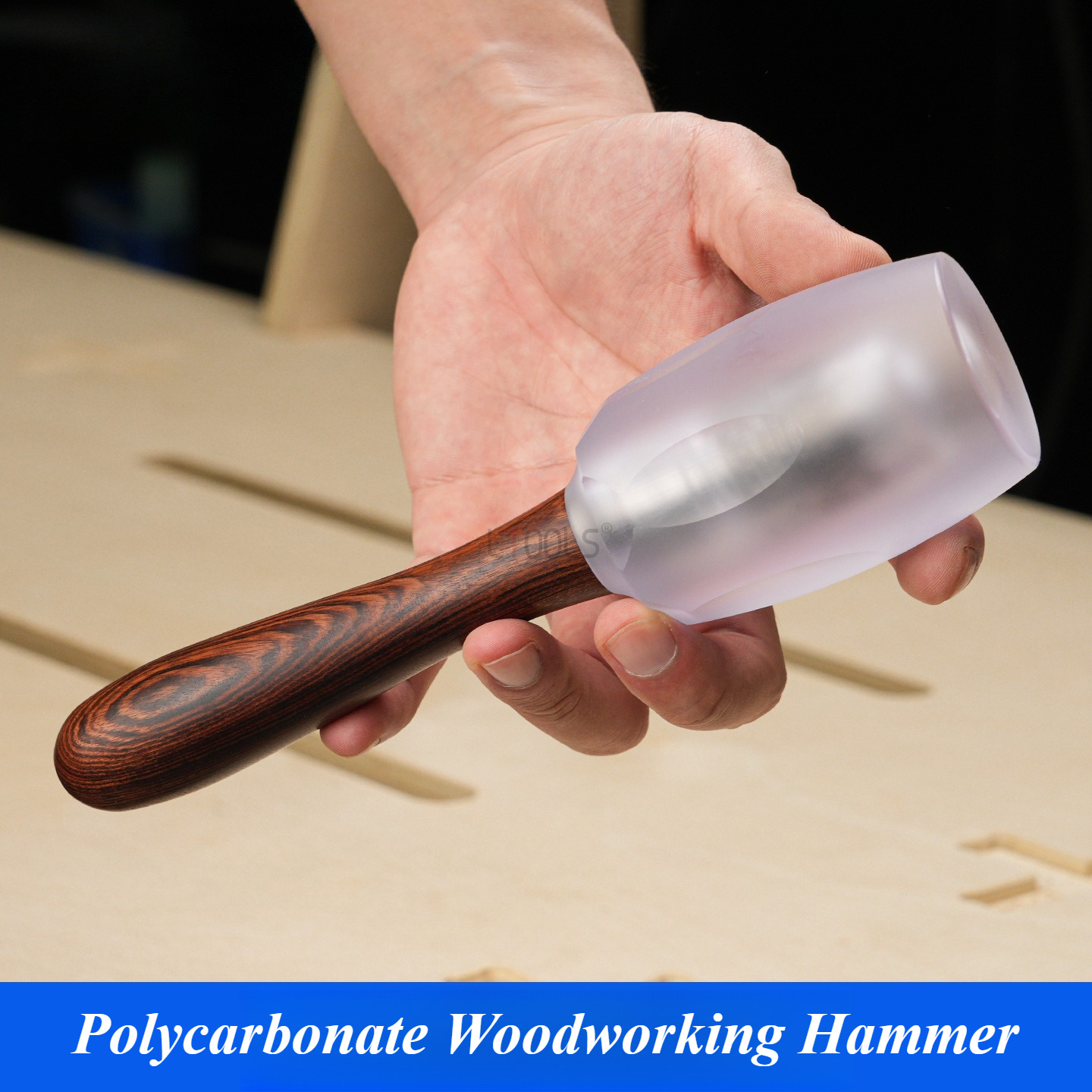 ค้อนงานไม้โพลีคาร์บอเนตป้องกัน - Mallet Wood Carving บทวิจารณ์และราคา