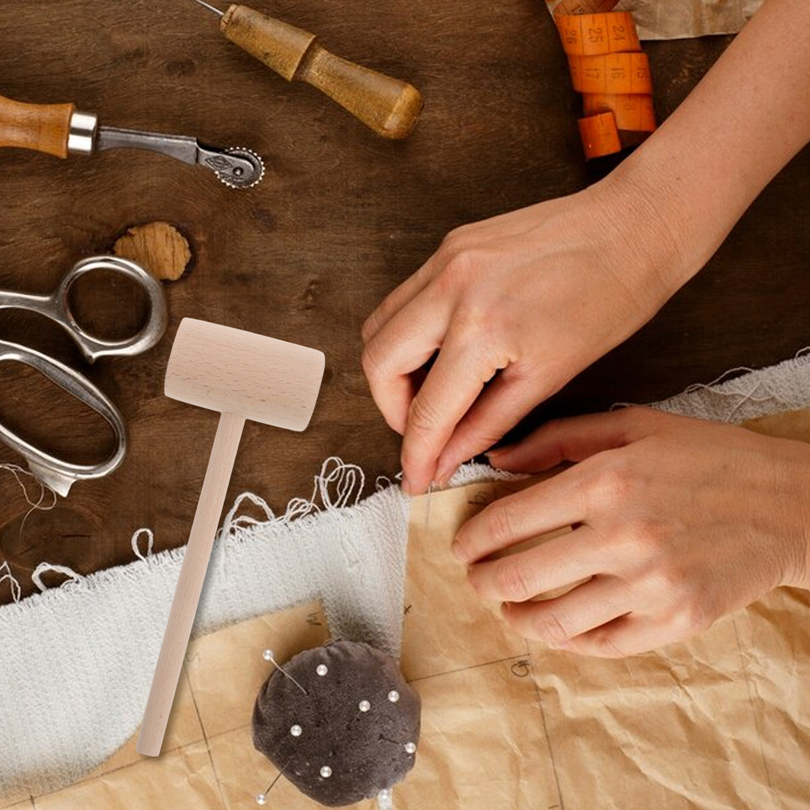 ค้อนไม้สำหรับงานฝีมือ DIY ค้อน - Mallet Wood Carving บทวิจารณ์และราคา