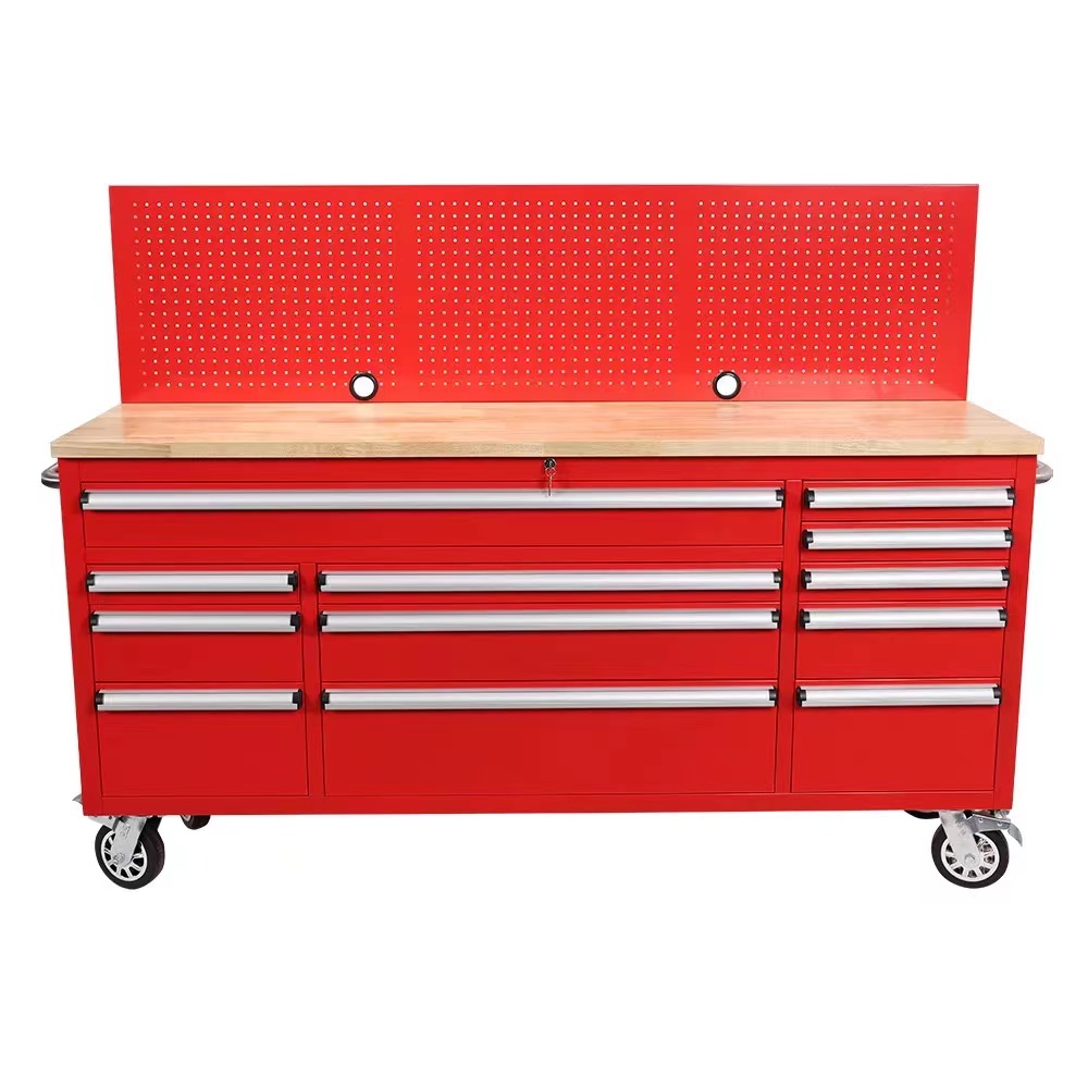 ตู้เก็บเครื่องมือโลหะแบบหนักพร - Tools Trolley For Workshop บทวิจารณ์และราคา